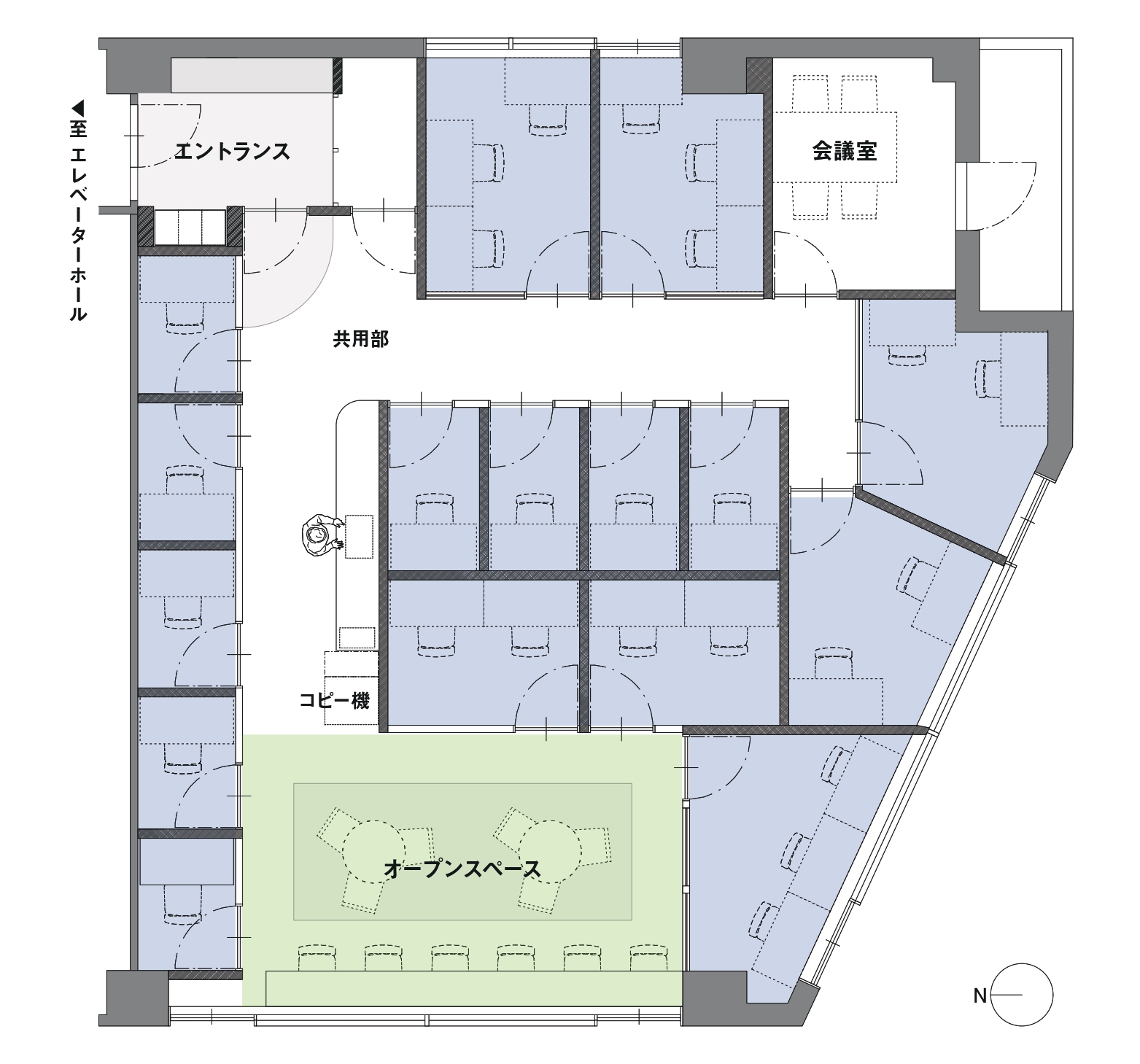 billage OTSU JR石山駅前近江鉄道ビル フロアマップ